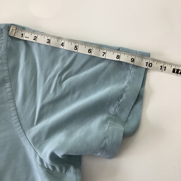 The Foundry Supply Co 2XLT Light Blue Short Sleeve Button Down Shirt - Picture 7 of 8